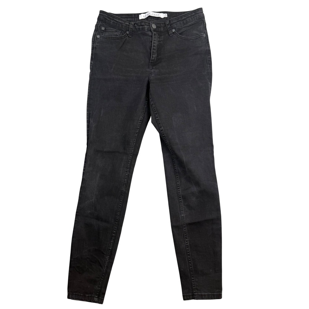 Eden Ruth Julia Sarah Skinny Jeans Womens 29 Faded Black Mid Rise Stretch Denim